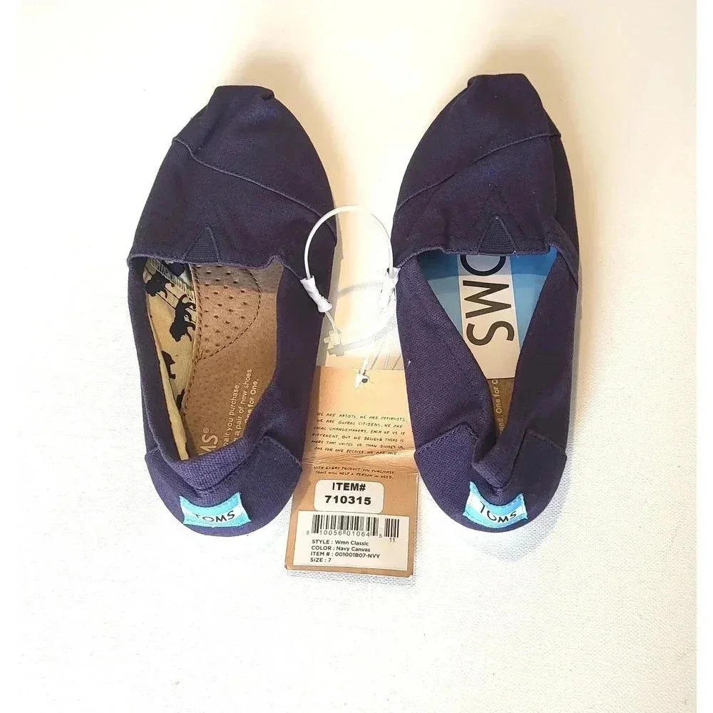 Women's TOMS Classic Alpargata Slip-On Shoe - Picture 3 of 6